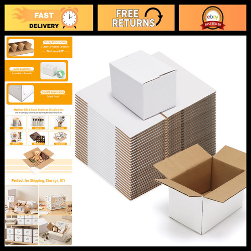 Pack shipping boxes 6x4x4 - pack,