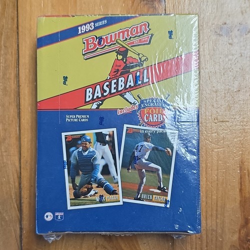 1993 bowman box baseball - bowman,