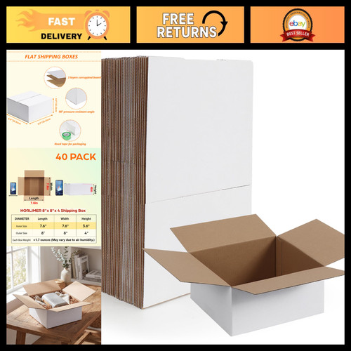 Pack 8x8x4 shipping boxes - pack,