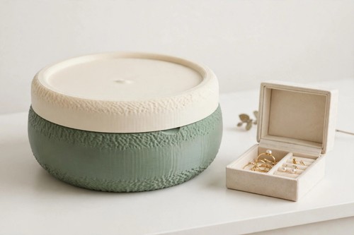 Printed round storage - storage, box