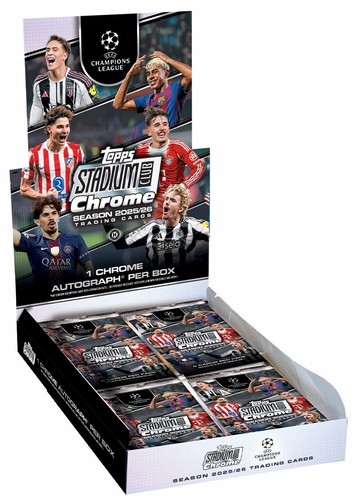 Topps stadium club chrome uefa - stadium,