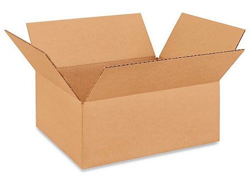 6 corrugated boxes - 8,