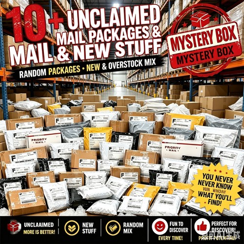 Unclaimed mail mystery box - mail,