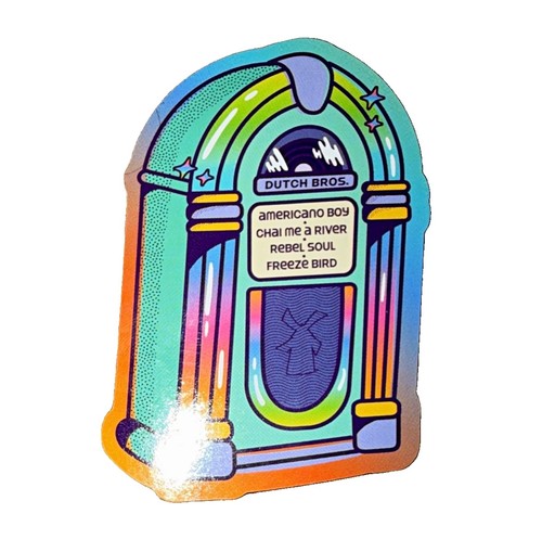 Dutch bros colorful jute box - dutch,