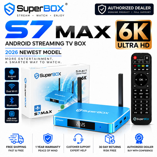Superbox max authorized - superbox, s7