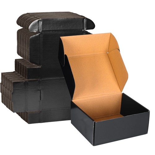9x6x4 black cardboard - 9x6x4, boxes