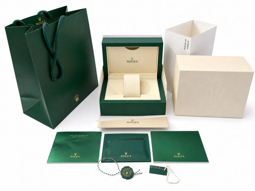 Rolex green presentation - green,